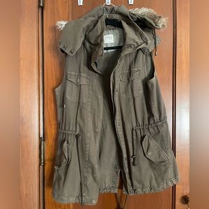 Velvet by Graham, Spencer, Olive vest